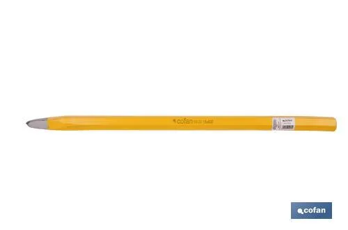 Puntero de construcción sin mango protector | Medidas desde 16 x 200 mm hasta 20 x 500 mm