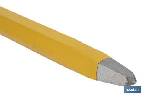 Puntero de construcción sin mango protector | Medidas desde 16 x 200 mm hasta 20 x 500 mm