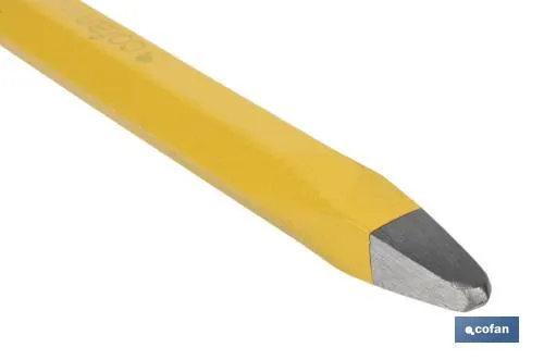 Puntero de construcción sin mango protector | Medidas desde 16 x 200 mm hasta 20 x 500 mm